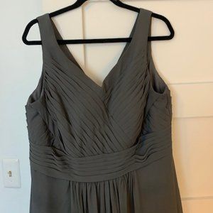 Azazie Pierrette Steel Gray Bridesmaids Dress